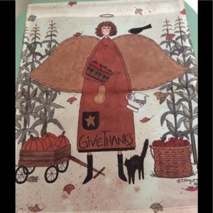 Cottage Farmhouse Garden Angel🍂Harvest🍁Mini Flag
